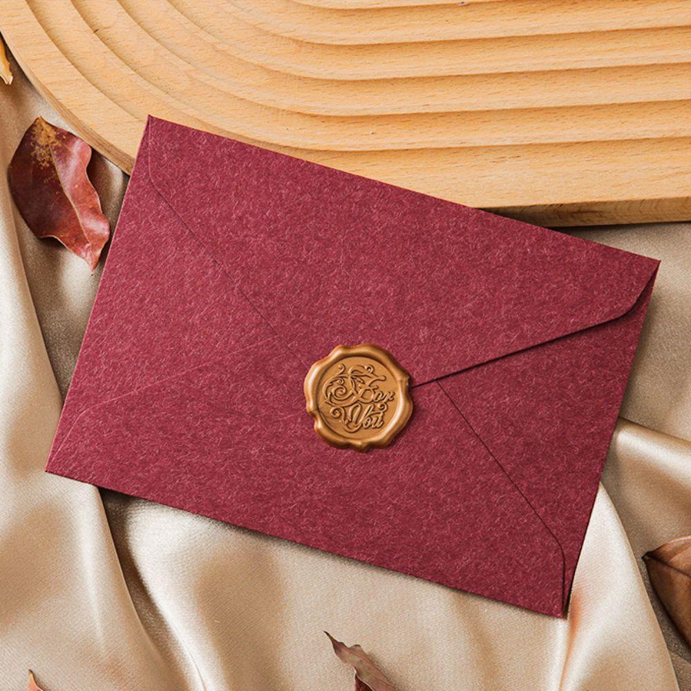 10pcs Vintage Envelopes Set Sheepskin Envelope Invitation Card Decoration Letter Paper Set Romantic Nostalgia Art