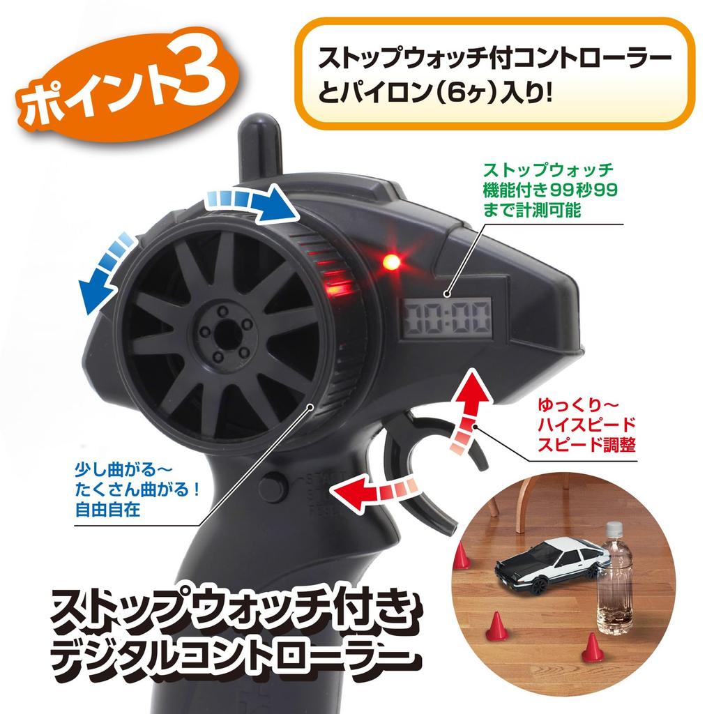 Kyosho Egg FIRST MINI-Z Initial D Toyota Sprinter Trueno AE86 Carbon Fiber Hood 66617