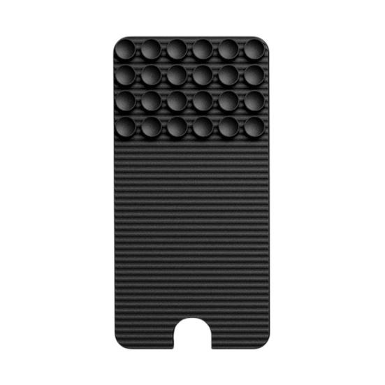 Selfie Grip for Smartphone Silicone Phone Stand with Suction Cups, Foldable Flexible Desk Desktop Dock Holder Tablet Laptop, Convertible Travel Mirror
