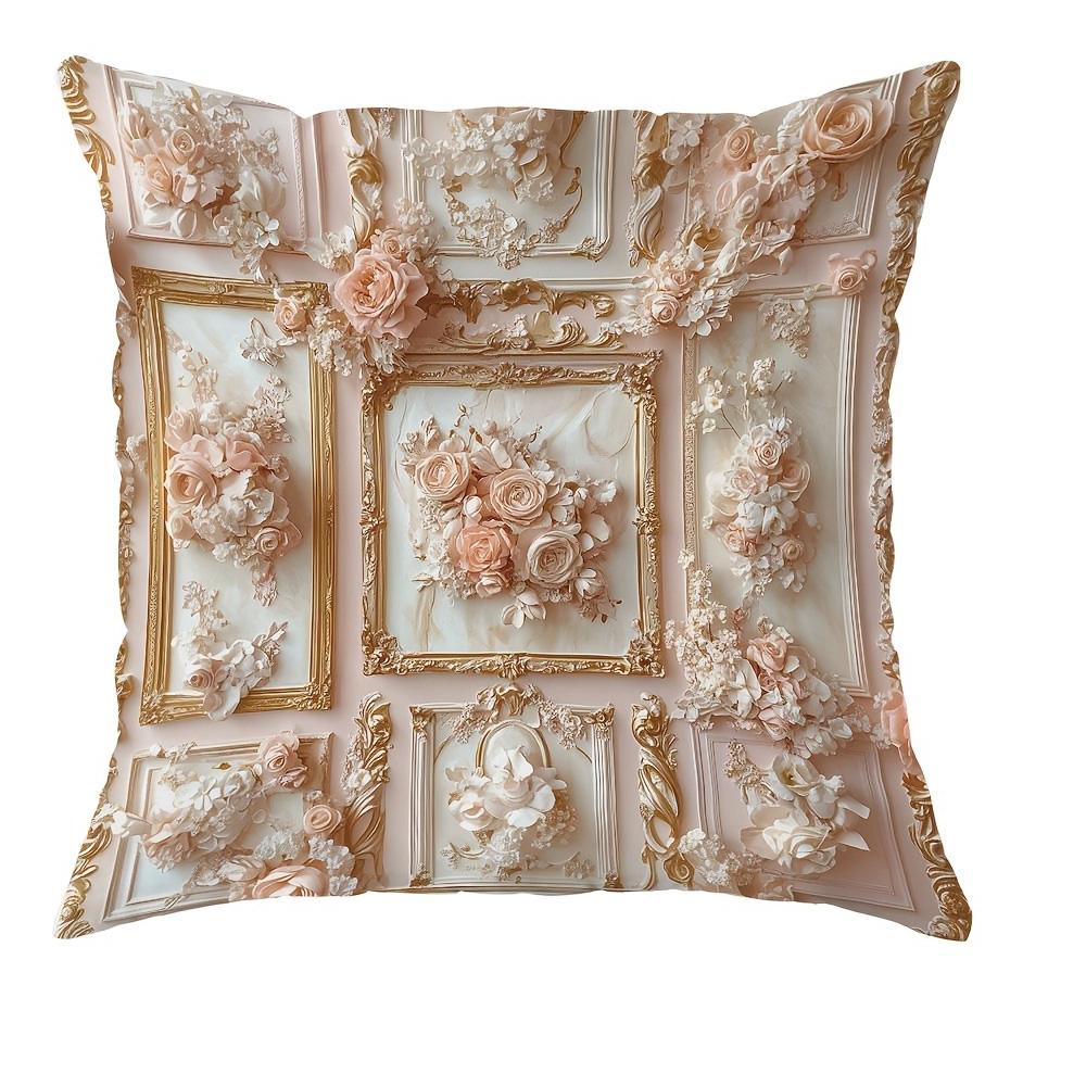 Великолепные декоративные наволочки в стиле рококоЧехол для подушки на диван в гостиную, мягкий и удобный, украшение для спальни