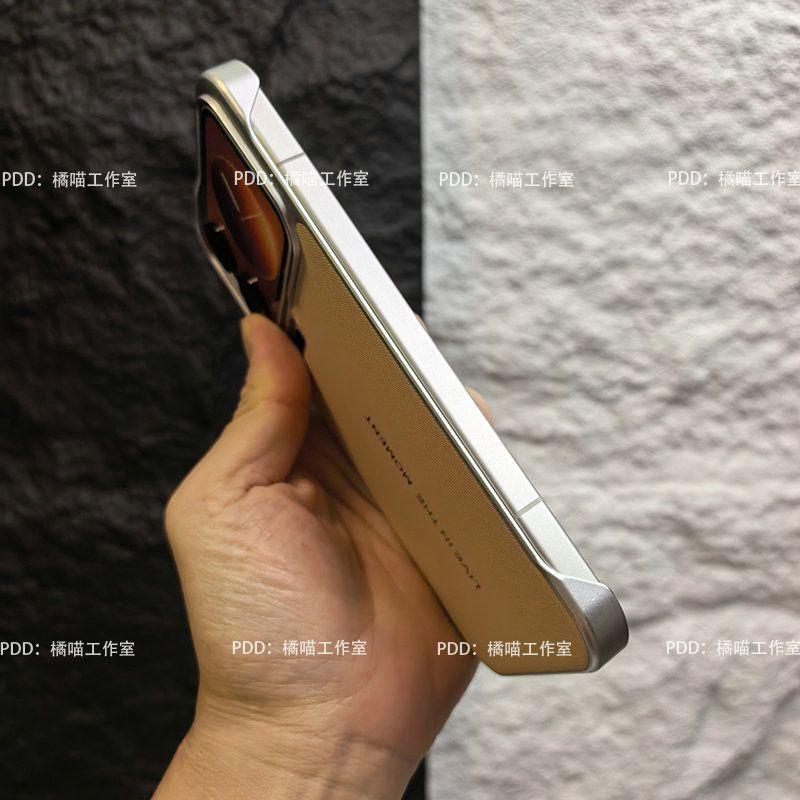 For Xiaomi 17 Pro Max Case Luxurious Plain Weave Dermatoglyph Frameless Magnetic Slim Cover For Xiaomi 17 ProMax Bumper Funda