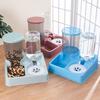 Gravity Automatic Feeder Water Dispenser 2 In 1 Pet Food Feeder and Waterer for Dogs Cat