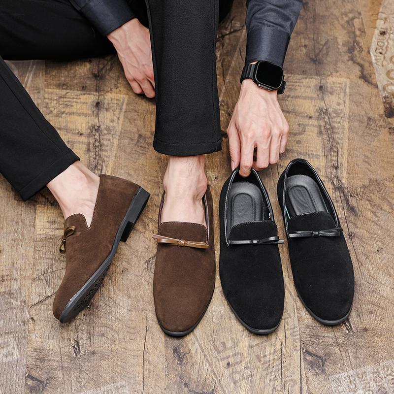 Men Dress Shoes Men's Leather Breathable Formal Business Derby Shoes Man Casual Shoes