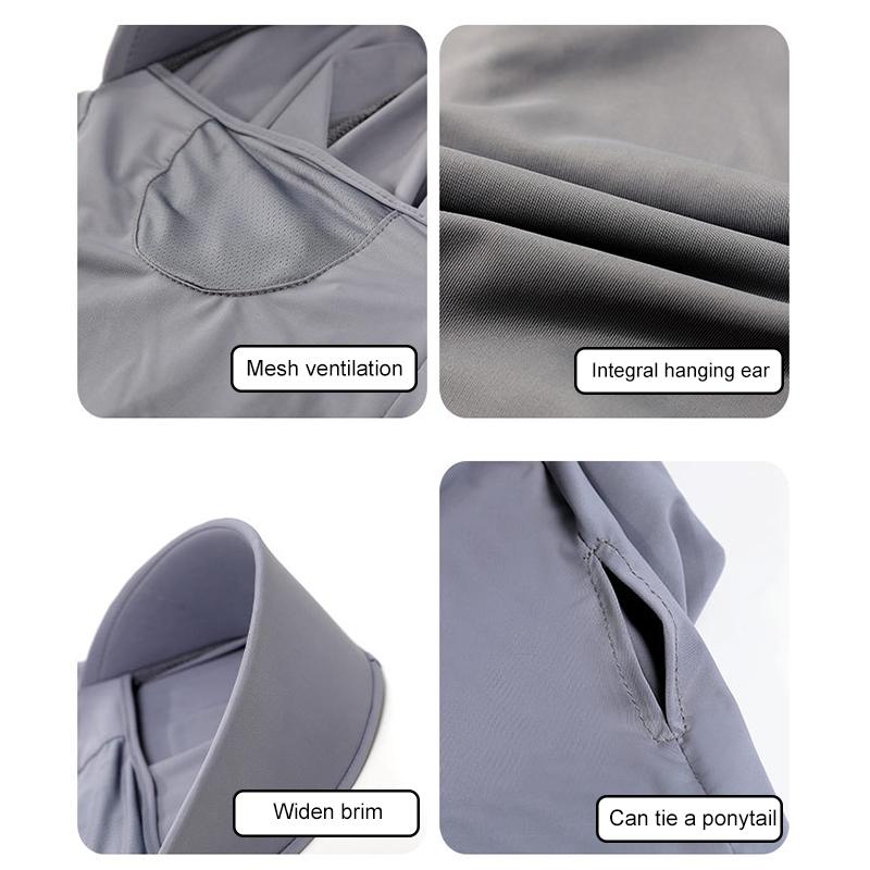 1 шт. защитная маска для лица простая интегрированная всеобъемлющая дышащая наружная солнцезащитная шапка для защиты шеи вискозная нить