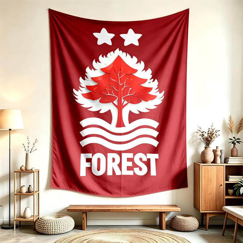 Nottingham Forest Football Club (5) Tapestry Suitable For Decorating Homes Dorms And Bedrooms Soft To The Touch And A Perfect Gift For Friends And Fam