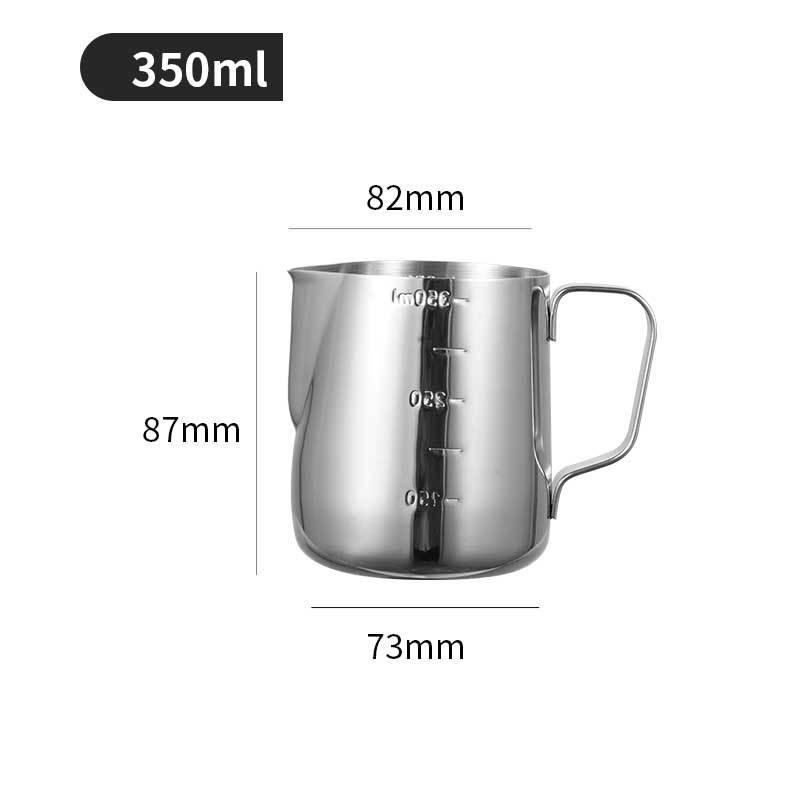 1 шт., кувшин для молока для кофе, латте, кувшин для вспенивания молока, кувшин из нержавеющей стали, кувшин для эспрессо, бариста, горшок для молока, аксессуары для кофе
