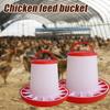 1КГ Автоматическая кормушка для кур Ведро Петух Курица Кормление Птица Перепел Голубь Товары для животных Fe Z3O9