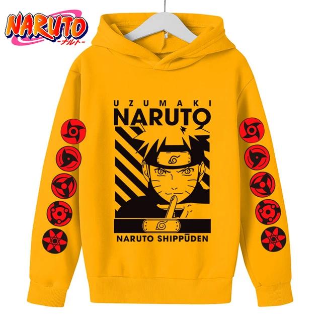 2025 MINISO Naruto Hoodie Kids Детская одежда для мальчиков Детская одежда для малышей Осенние теплые толстовки Пальто Одежда с героями мультфильмов Толстовка с капюшоном