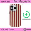 Чехол для телефона для iPhone 17 16e 16 15 14 13 12 Air Pro Max Plus Роскошный Магнитный Двухслойный Чехол Роскошный Clmj SWAG Все Яркое