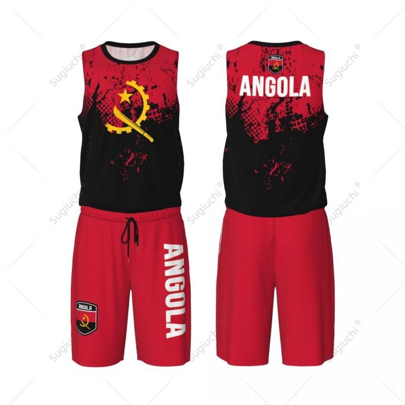 Men Austria Flag Basketball Jersey Set Mesh Shirt & Pants Sleeveless