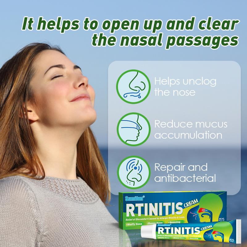 Sumifun Крем от ринита 20 г Крем для ухода за ринитом Сухой нос, зуд в носу, заложенный нос