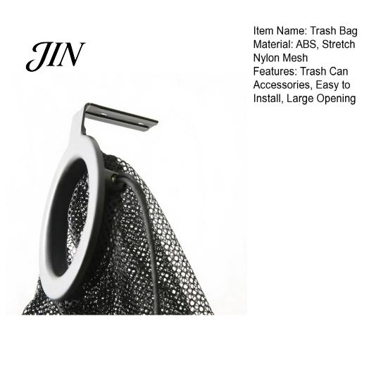 Cooler Trash Bag Outdoor Attachment, No Tools Required Accessory Can Accessory, Portable Mesh Holder for Boats, Fishing, Camping Durable