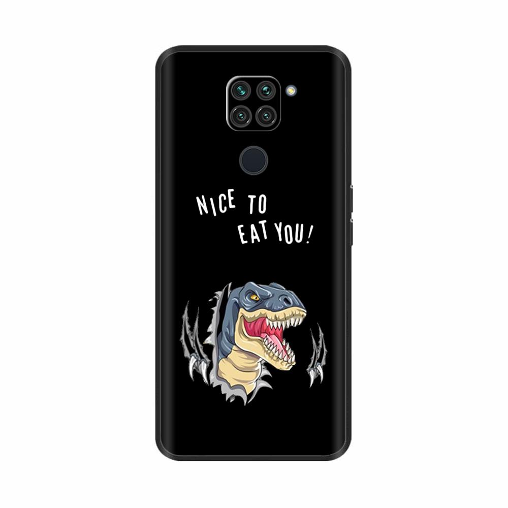 Чехол Для Xiaomi Redmi Note 9 Чехол Мягкая Черная Силиконовая Задняя Крышка Для Redmi Note9 Чехол Redmi Note 9 Чехол Funda Coque Бампер Оболочка