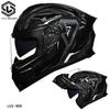 Новый модульный мотошлем-флип LVS с двойным стеклом, полнолицевой шлем Casco para Motos, высококачественный шлем capacete, одобренный DOT