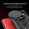 KEYSION Shockproof Case for Redmi Note 14 Pro + 5G 14 5G Slide Camera Protection Ring Stand Phone Back Cover for Xiaomi POCO X7