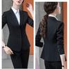 Autumn Women Formal Two Piece Blazer And Pant Suits Set Long Sleeve Work Wear Elegant Suit Woman