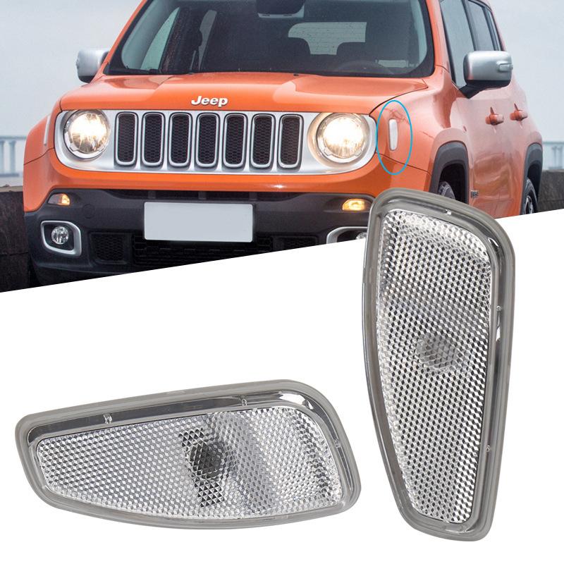 Для Jeep Renegade поворотник на колесную арку и JEPP модифицированный автомобиль корпус фонаря-листа светильник на колесную арку