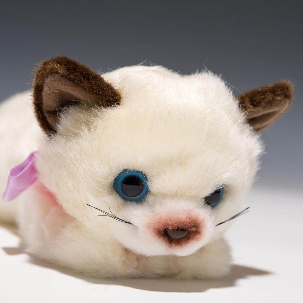 Bamboo Shoot Ribbon Cat Siamese Cat Stuffed Toy 15783