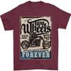 Футболка для байкера 'Two Wheels' мужская 100% хлопок,