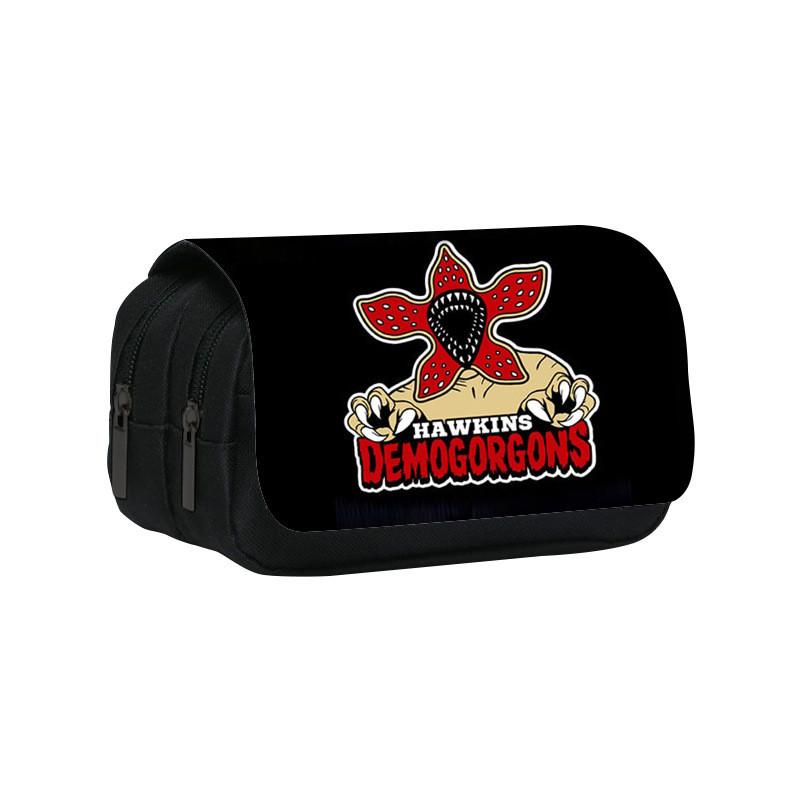 Double Layer Pencil Case With Large Capacity For Students And School Supplies