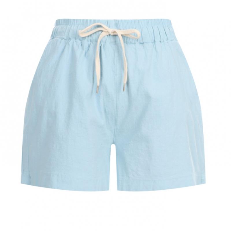 Shop Women Waistband Pocket Vacation Shorts Khaki Pic Wpt 20651