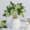 6pcs Artificial Berry Stems Bundle Christmas Red Fruit Fake Flowers Branches for Home Wedding Decor Vase Not Included