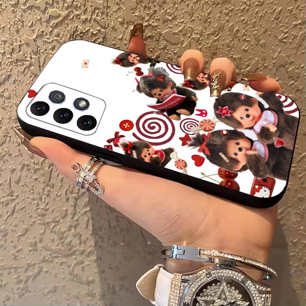 Cute M-monchhichis-s Phone Case for Samsung Galaxy A20,21s,22,31,32,52,71,80,A91,5G Colorful Cover Smartphone Pretty