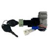 Motorcycle Scooter ATV Ignition Switches Assembly with 2 Keys and Wire Harness, Metal Mounting Body for Daily Repair