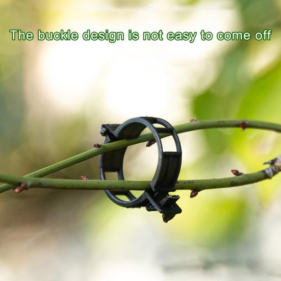 50/100 шт. зажимы для растений, простые в использовании пластиковые зажимы для поддержки растений, прозрачные зажимы для томатов, полый дизайн, зажим для поддержки стебля