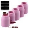 5PCS TIG Gas Lens Alumina Nozzle Ceramic Cups for Replacement Use in WP 92025 and Chuck TIG Welding Torch Models