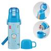 Skater Water 470ml or 430ml Sanrio Gingham Stainless Sports Bottle for Children's Bottle, 2-Way, (Direct Drinking) (Cup Drinking), "I'm Doraemon"