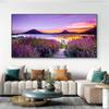 Modern Landscape Pictures Lavender Posters and Prints Purple Flower Canvas Painting for Living Room Home Decor Wall Art Cuadros No Frame