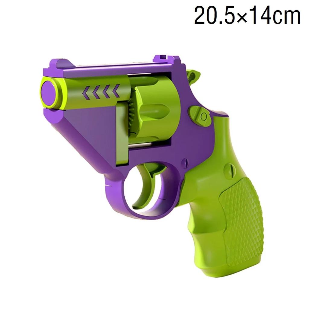 Mini Model Gravity Straight Jump Toy 3D Printed Gun Non-Firing  Cub Radish Toy Knife Kids Stress Relief Toy Christmas Gift