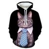 Новая мужская толстовка с капюшоном 3D Pet Cat Print Graphic Pullover Couple Sweatshirt Casual Fashion Womens Street Plus Size Sudaderas