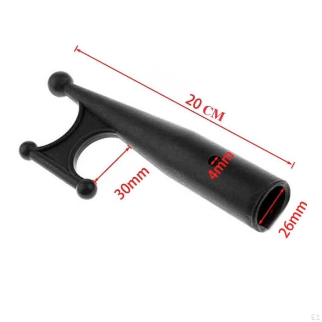 ThreeProng Boat Hook Open Socket Tapered Handle Nautical Gear for Marine Use