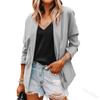 Women's Casual Open Front Cardigan Long Sleeve Button Work  Jacket Coat