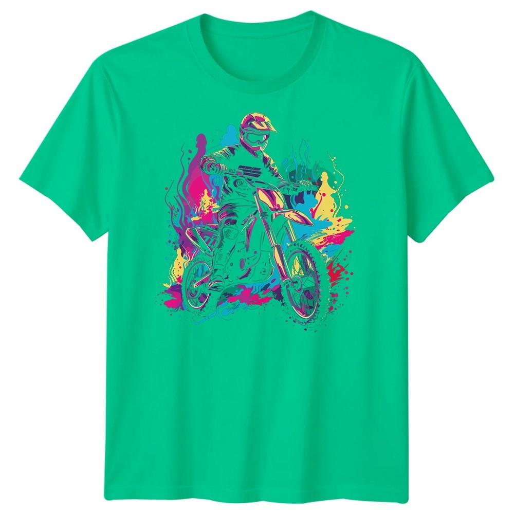 Motocross Rider Dirt Bike Sports Mens TShirt Extreme Action