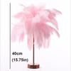 Ночник с перьями, настольная лампа с дистанционным управлением, USB/AA, креативный абажур с перьями для свадьбы, украшения гостиной, спальни