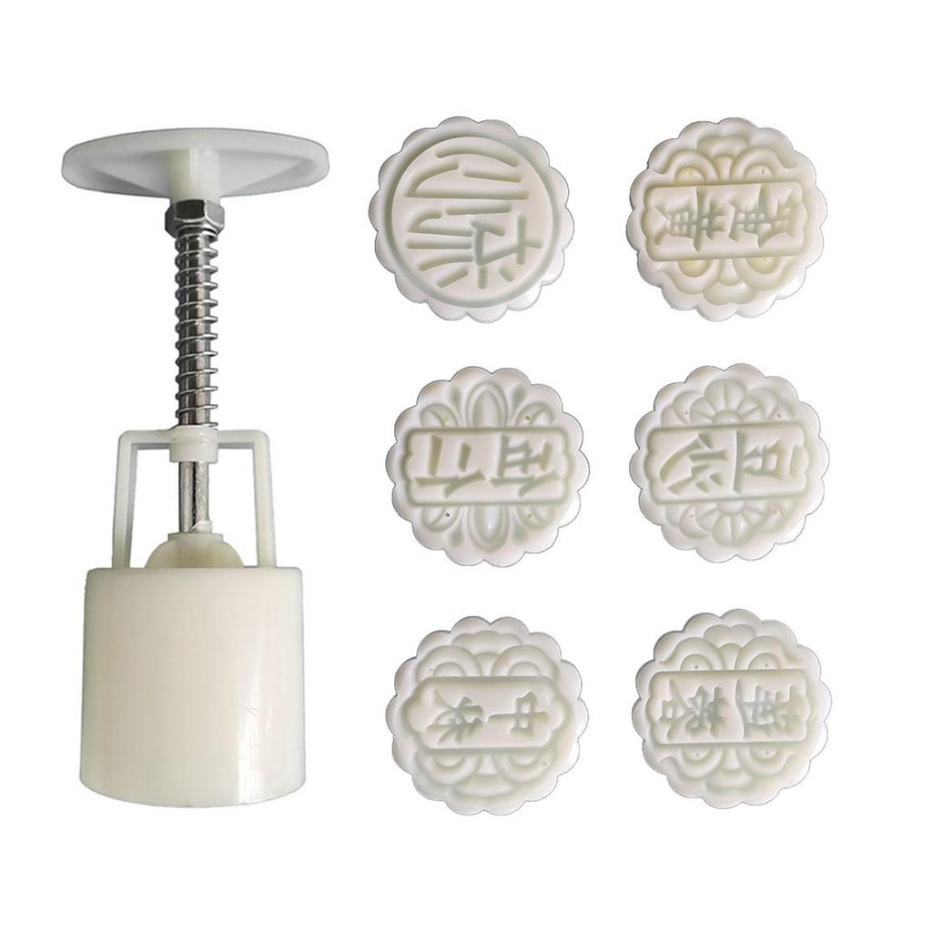 Фестиваль середины осени Формы для лунных пряников Разные вкусы Форма для лунного пряника Штампы для печенья DIY Ручной пресс Формы для печенья Десертные резаки