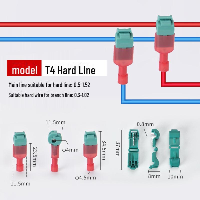 Зажим для быстрого соединения проводов: Тип T1T2T3T