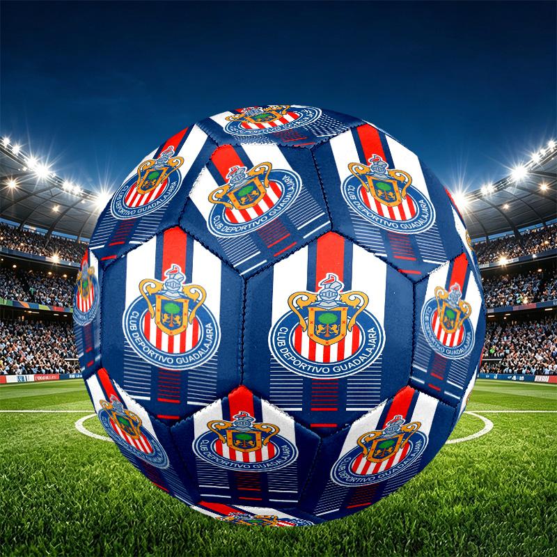 Футбольный мяч Club Deportivo Guadalajara, размер 5, из износостойкого ПУ, для матчей, тренировок и ежедневных занятий, подарок на день рождения для футбольных болельщиков
