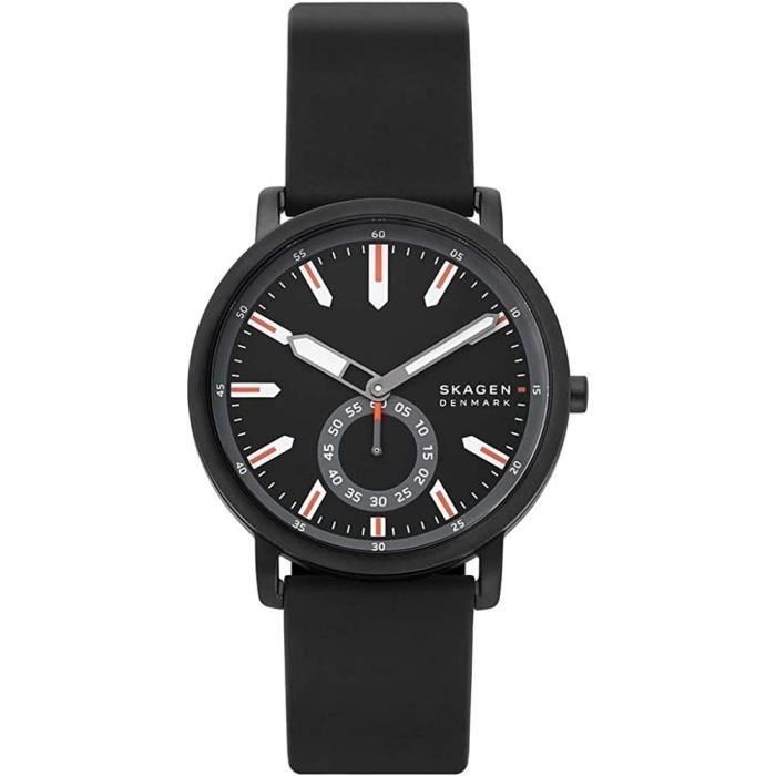 Montre - SKAGEN - Colden SKW6612 - Quartz - Noir - Bracelet Silicone 40mm