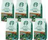 Starbucks Decaf Blend, Средняя обжарка, Мелкий помол, 1 коробка (6 x 140 г Пакетов)