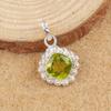 Peridot Jewelry, 925 Solid Sterling Silver Gemstone Pendant, Handmade Dainty Jewelry Gift For Her