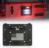 Рамка-держатель номерного знака из легированной стали для Jeep Wrangler JK JKU 07-18