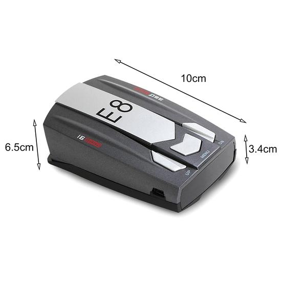 E8 Автомобильный радар-детектор безопасного вождения мобильного обнаружения 360