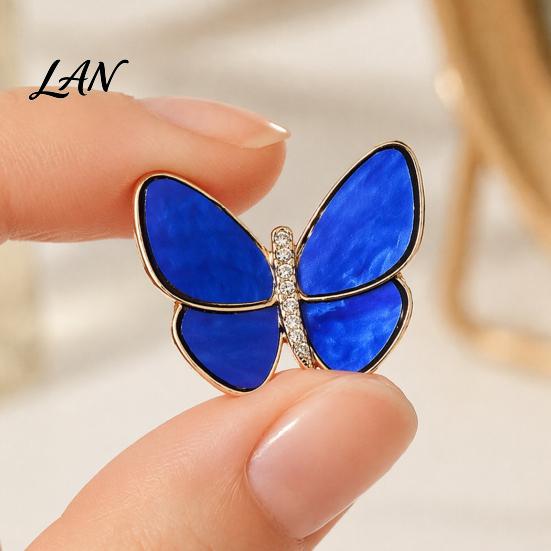 Decorative Butterfly Jewelry Brooch Pin, with Strong Buckle Design, Fine Electroplating Resistant to Fading Electroplated Alloy Brooch, Elegant