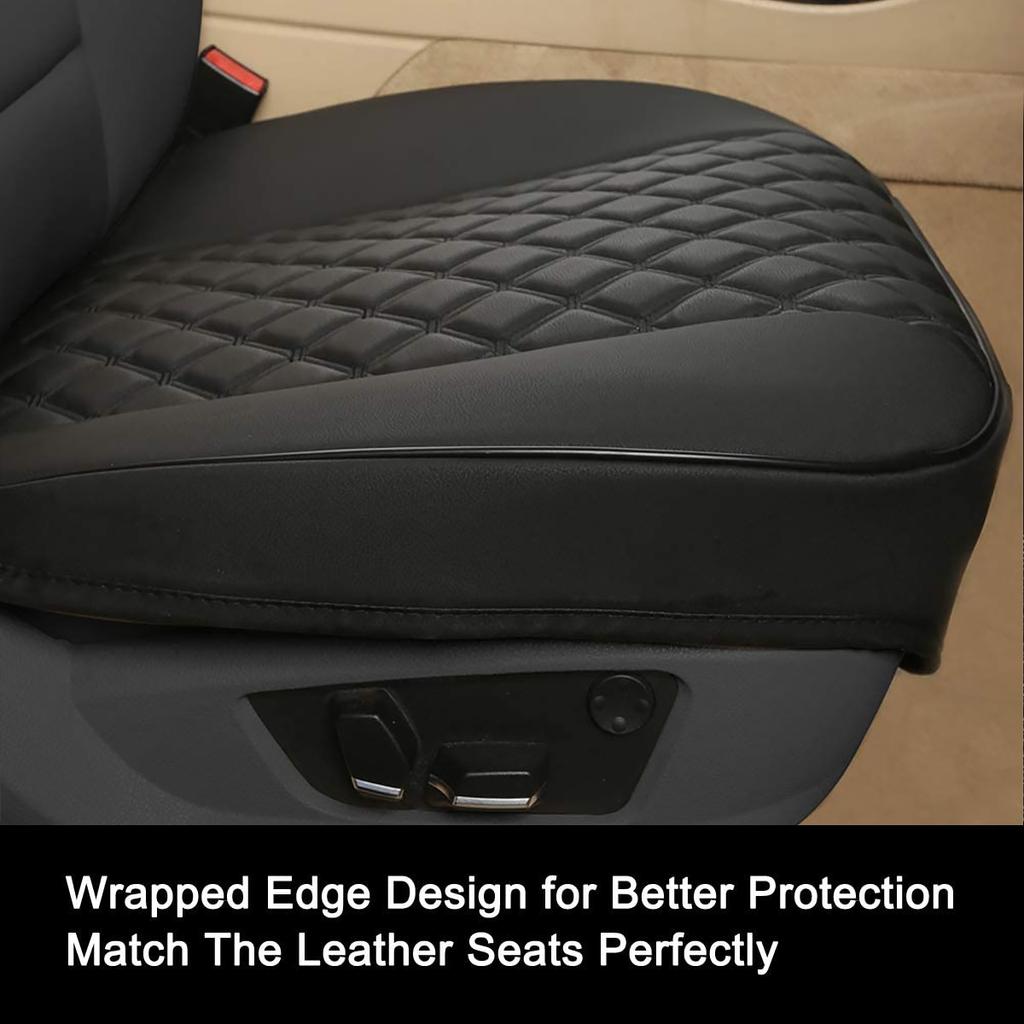 SEAMETAL Чехол на сиденье автомобиля Роскошный из искусственной кожи Чехол на сиденье автомобиля Подушка Протектор Коврик Для большинства автомобилей Седан Внедорожник и Хэтчбек