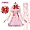 Никки Косплей Аниме Infinity Nikki Сладкое Розовое Платье Лолиты Комплект Униформы Наряд для Хэллоуина для Женщин Девушек Юбка