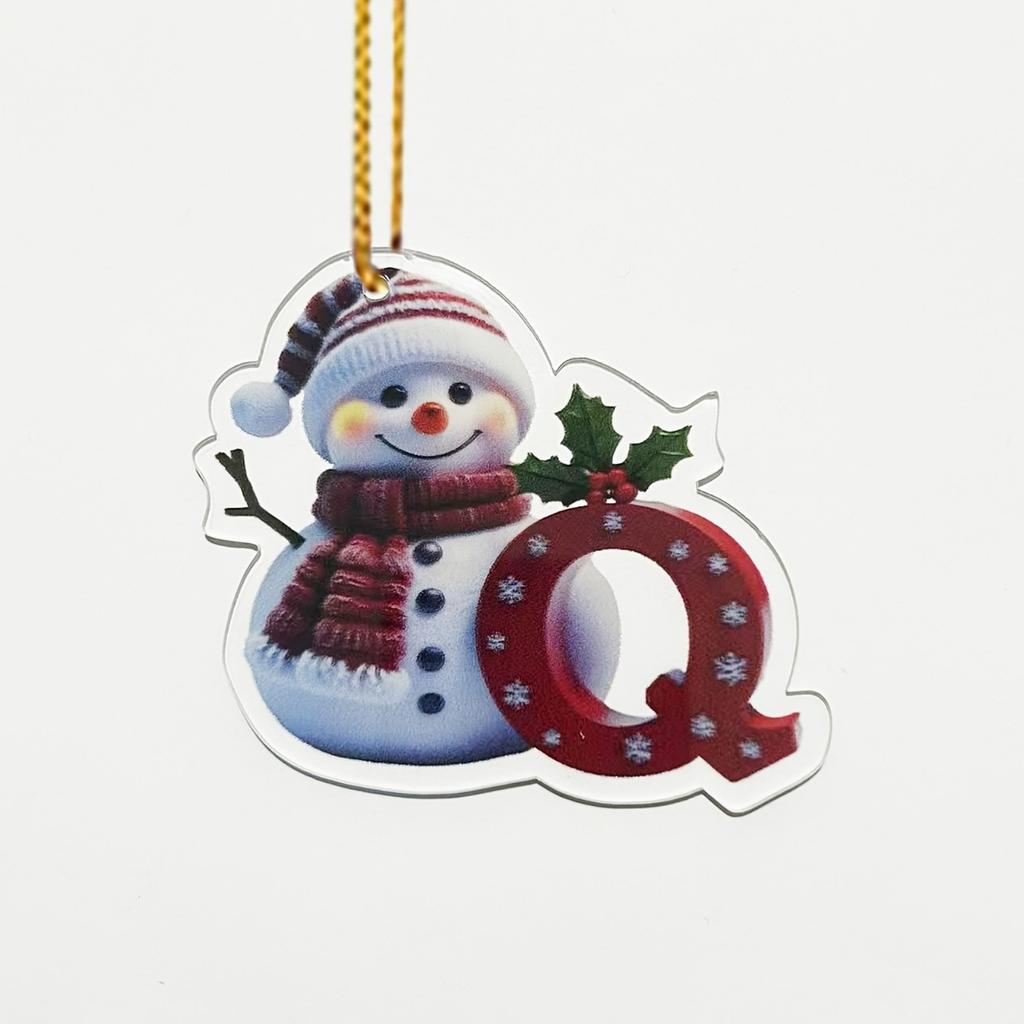 Christmas Decoration Pendant Christmas Tree Tag Theme Party Crafts Ornament